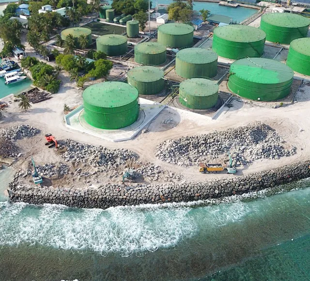 K. Funadhoo Coastal Protection Work