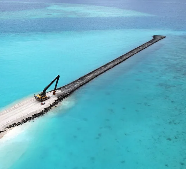 Port in Maldives